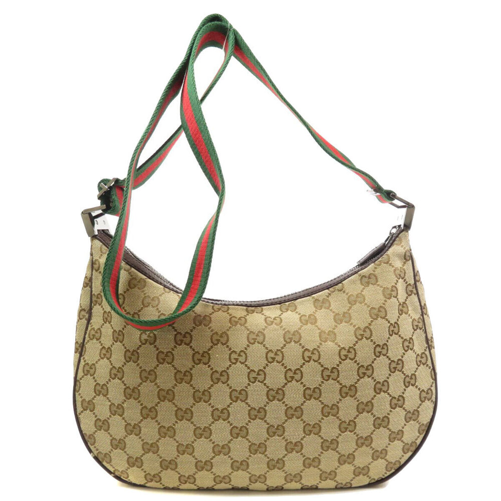 Gucci GG canvas shoulder bag Black